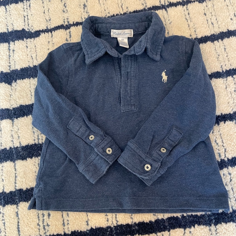 Baby Boys long sleeve polo shirt